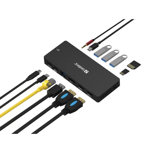 Sandberg 136-61 USB-C 13 v 1 dokovacia stanica Pro - 3