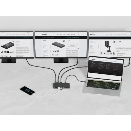 Sandberg 136-61 USB-C 13 v 1 dokovacia stanica Pro - 5