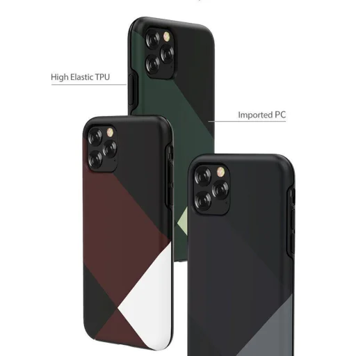 Devia Simple Style Grid iPhone 11 Pro červený kryt - 2