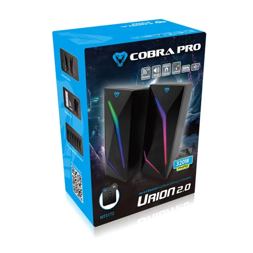 Media-Tech MT3172 Cobra Pro Urion 2.0 stereo herné reproduktory - 5