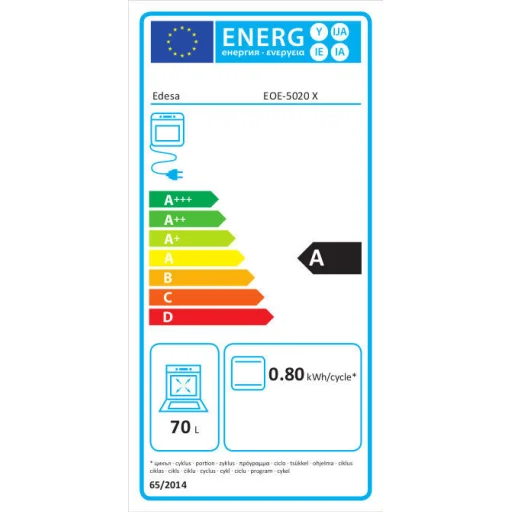 Vstavaná elektrická rúra Edesa EOE-5020 X - 3