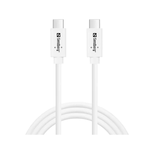 Sandberg 136-53 USB-C – USB-C USB 3.1 Gen2 PD 100 W kábel, 1 m - 1