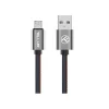 Tellur USB – Micro USB dátový kábel, 1 m, rifľový vzhľad thumbnail