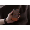 MAN&WOOD Browny Check Black puzdro pre Apple iPhone 7/8/SE (2020) thumbnail