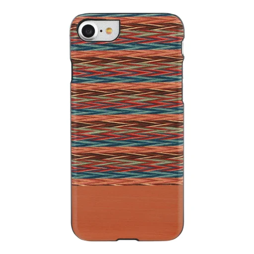 MAN&WOOD Browny Check Black puzdro pre Apple iPhone 7/8/SE (2020) - 1