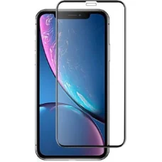 Devia Real Series 3D zaoblené tvrdené sklo na celý displej odolné voči výbuchu pre iPhone XR (6,1") čierne