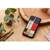 MAN&WOOD puzdro na smartfón iPhone 11 Pro mondrian wood black thumbnail