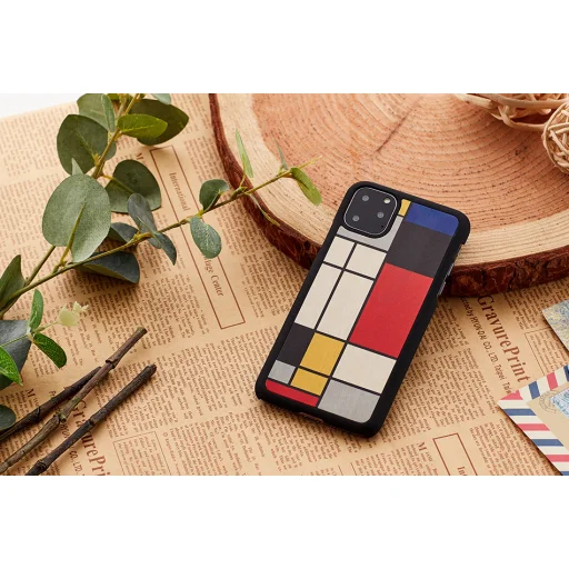 MAN&WOOD puzdro na smartfón iPhone 11 Pro mondrian wood black - 3