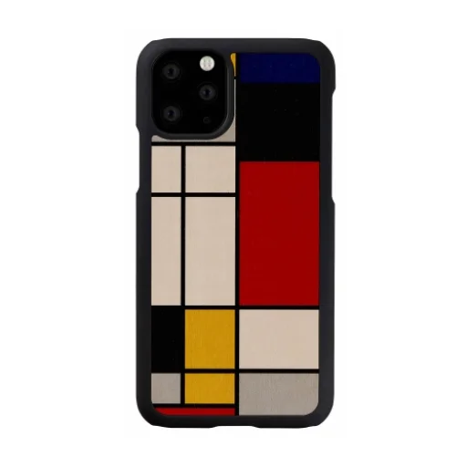 MAN&WOOD puzdro na smartfón iPhone 11 Pro mondrian wood black - 1