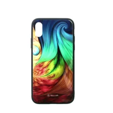 Tellur Mesmeric vzorovaný sklenený kryt pre iPhone XS