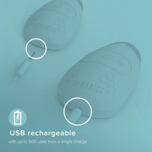 Homedics FAC-350-EUA silikónová čistiaca kefka na tvár s voštinovým vzorom - 7