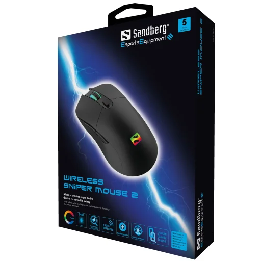 Sandberg 640-21 Wireless Sniper Mouse 2 bezdrôtová herná myš - 5