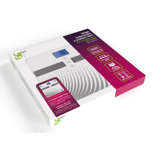 Lafe 46347 elektronická osobná váha s telesnou analýzou WLS003.1 - 6