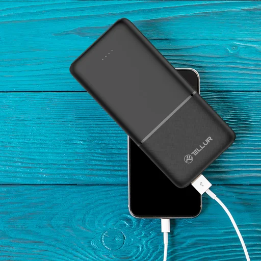 Tellur 10000 mAh čierna powerbanka - 7