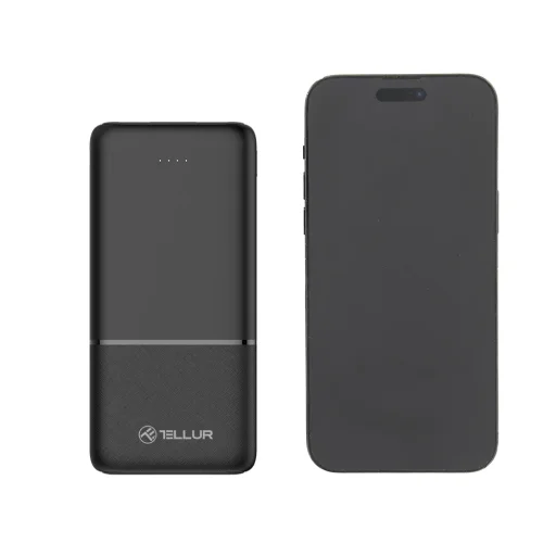 Tellur 10000 mAh čierna powerbanka - 2