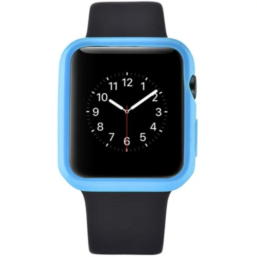Devia Colorful modrý ochranný kryt Apple Watch (38 mm) - 1