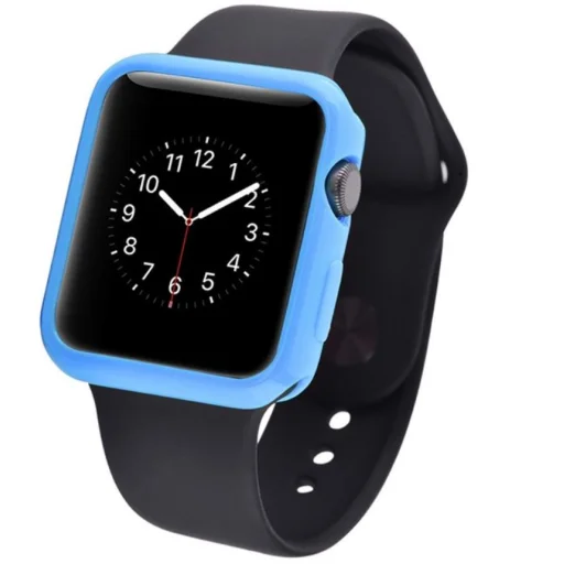Devia Colorful modrý ochranný kryt Apple Watch (38 mm) - 2