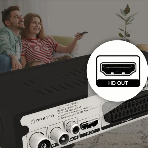 Manta DVBT025PRO DVB-T2/T digitálny prijímač - 4