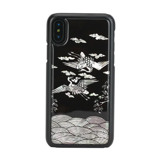 iKins SmartPhone puzdro iPhone XS/S Crane Black puzdro - 1