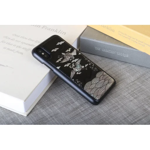 iKins SmartPhone puzdro iPhone XS/S Crane Black puzdro - 3