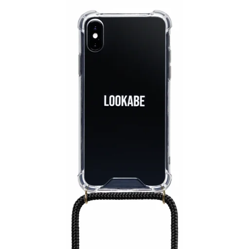 Lookabe náhrdelník iPhone Xs Max zlato-čierny loo005 - 5