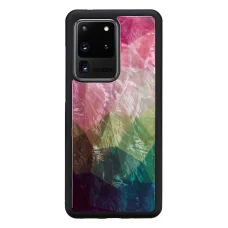 iKins puzdro pre Samsung Galaxy S20 Ultra, so vzorom lekna, čierne