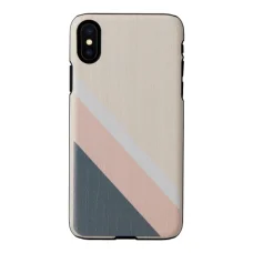MAN&WOOD iPhone X/XS pink suit black obal