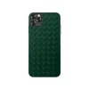 Devia Woven Pattern Design Soft puzdro pre iPhone 11 Pro Max, zelené thumbnail
