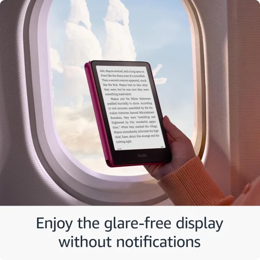 Amazon Kindle Paperwhite 12. generáció, 16 GB, Wi‑Fi, Raspberry (2024) e-könyv-olvasó - 5