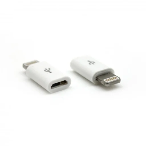 Sbox AD.MUSB-IPH5/R Micro USB - Lightning 8-pinový adaptér - 1