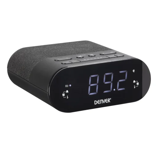 Denver CRQ-107 rádiobudík s bezdrôtovým Qi nabíjaním - 2
