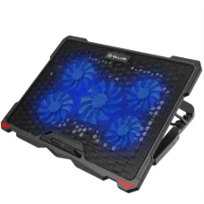 Tellur Cooling Pad Basic 17 chladiaca podložka pod notebook, 5 ventilátorov, LED, čierna