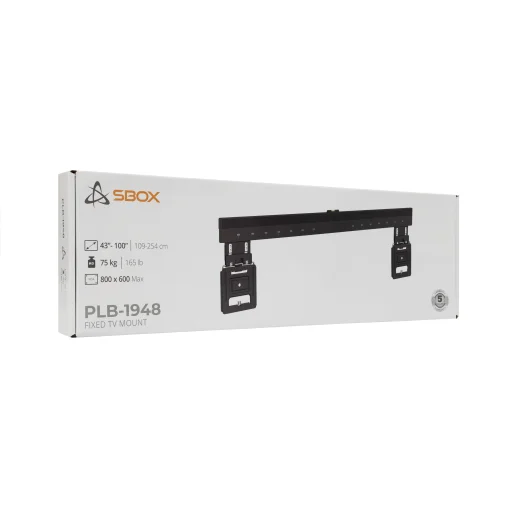 Sbox PLB-1948 pevný nástenný držiak na TV - 6