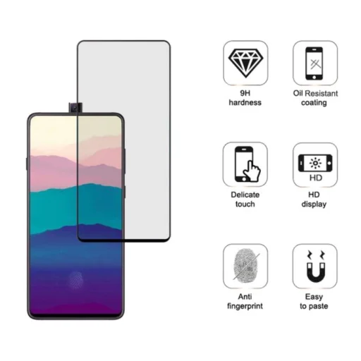 Tellur 2.5D celoplošné tvrdené ochranné sklo pre Samsung Galaxy A90, čierne - 3