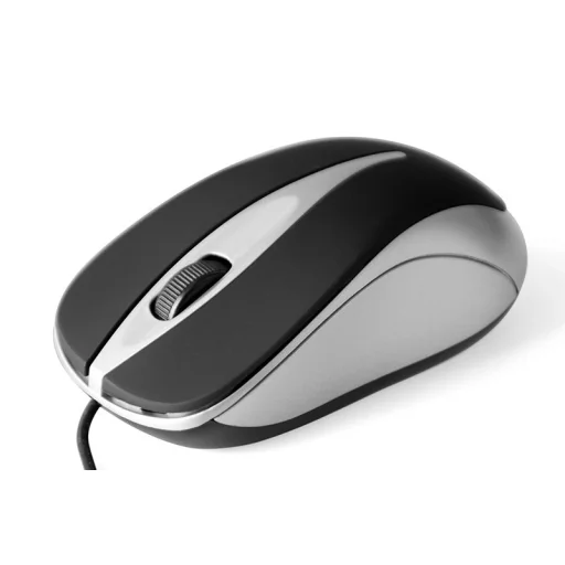 Media-Tech MT1091S Plano Silver optická káblová myš - 1
