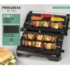 Progress EK5854PVDE 2 v 1 zdravý gril a panini gril thumbnail