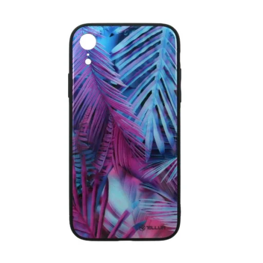 Tellur puzdro so vzorom palmových listov pre iPhone XR - 1
