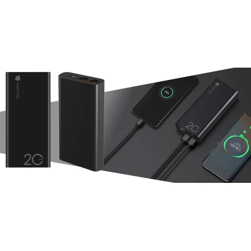 Powerbanka Navitel PWR20 AL Black - 9