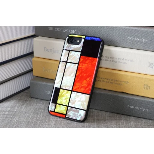 iKins puzdro pre Apple iPhone 8/7, Mondrian čierne - 2