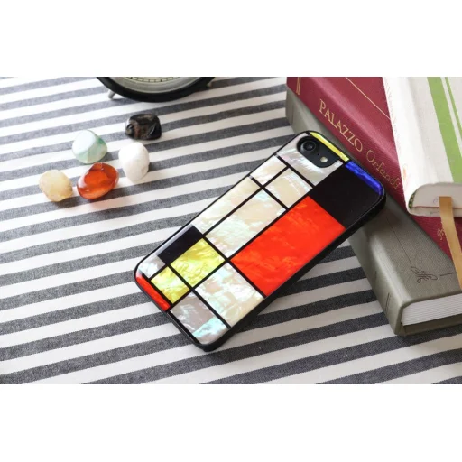 iKins puzdro pre Apple iPhone 8/7, Mondrian čierne - 3