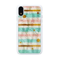 iKins iPhone XR flipové puzdro pop mint white