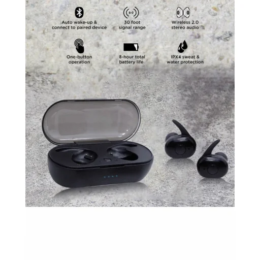 V.Silencer True Wireless slúchadlá čierno-červené - 4