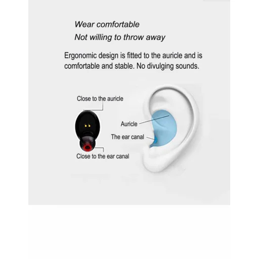 V.Silencer True Wireless slúchadlá čierno-červené - 5