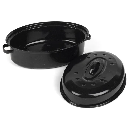 Russell Hobbs CW114911EU smaltovaný samopodlievací pekáč s pokrievkou, 36 cm - 1