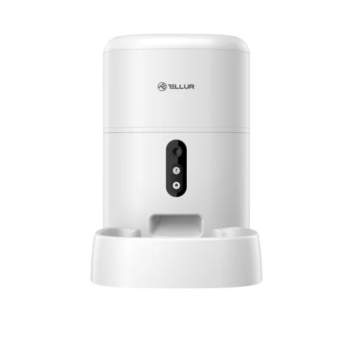 Tellur Smart WiFi dávkovač krmiva, UltraHD kamera, 4 l, biely - 4