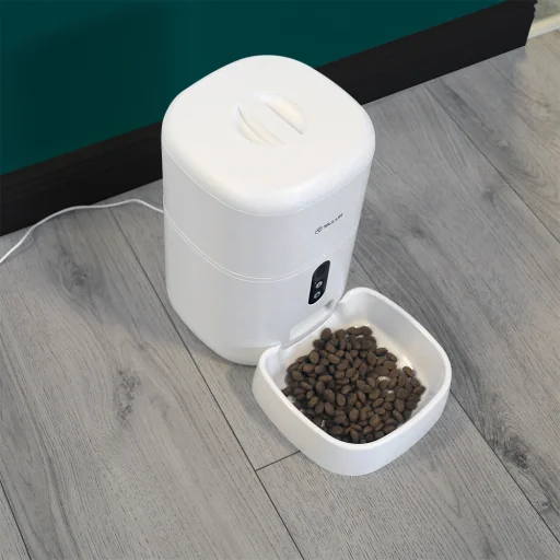 Tellur Smart WiFi dávkovač krmiva, UltraHD kamera, 4 l, biely - 9