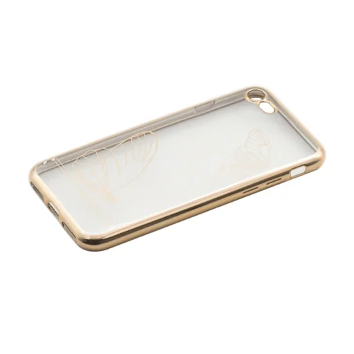Tellur Butterfly Gold silikónové puzdro pre iPhone 7 - 1