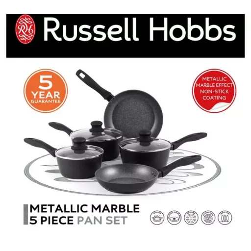 Russell Hobbs RH028141EU7 Metallic Marble 5-dielna sada riadu - 8