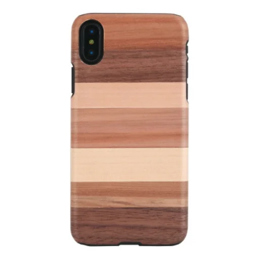 MAN&WOOD puzdro na smartfón pre iPhone X/XS, puzdro sabbia black - 1