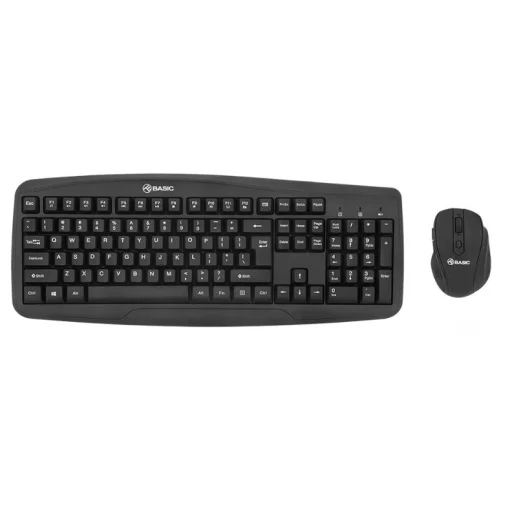 Tellur Basic bezdrôtový set klávesnice a myši, čierny - 1